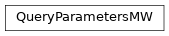 Inheritance diagram of QueryParametersMW